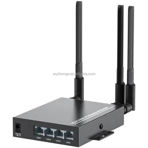 Router 4G 2.4GHz WIFI 802.11B/G/N alloggiamento interno in metallo porte 4LAN
