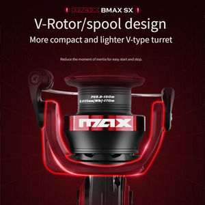 รอกสปินนิ่ง <span class=keywords><strong>ABU</strong></span> GARCIA - ความเร็วสูง อัตราทดเกียร์ 5.2:1 ลูกปืน 6 ตัว ตัวเรือนโลหะ สำหรับตกปลาทะเล ชายหาด ตีไกล และใช้กับคันเบ็ดทะเล - Product Image 3