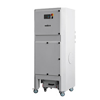 NAICO NCDP-E Nouveau Collecteur de Poussière Industriel Électrique à Basse Pression et Grand Débit d'Air en Métal, Cycle Intelligent à Impulsion 360°