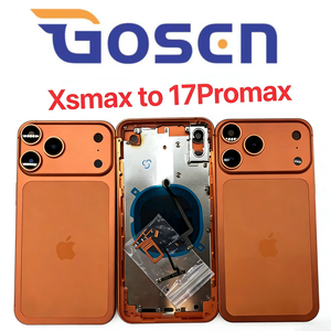 <span class=keywords><strong>Cover</strong></span> Posteriore Fai-da-Te, Telaio Centrale per Batteria per Conversione da <span class=keywords><strong>iPhone</strong></span> <span class=keywords><strong>XS</strong></span> <span class=keywords><strong>MAX</strong></span> a 17 PRO <span class=keywords><strong>MAX</strong></span> e Xr a 17 Pro - Product Image 1