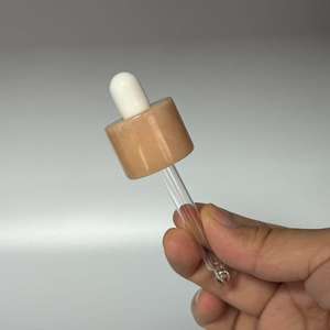 Botella de Perfume de Plástico Cilíndrica de 18 mm con <span class=keywords><strong>Gotero</strong></span> 18/410, Pulverizador y Tapas Premium - Product Image 5