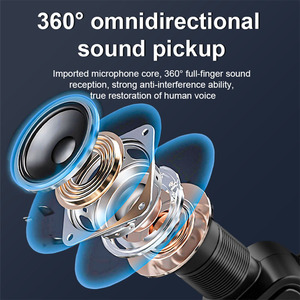 SE82 <strong>Wireless</strong> Lavalier <strong>Microphone</strong> 2-Pack Clip-on USB-C 360&deg; Pickup 20M Range Distance for Smartphone Vlogging Live Streaming - Product Image 3
