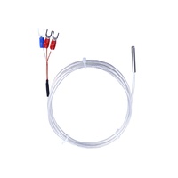 Sensor de Temperatura de Alta Precisión RTD PT100 Tipo K, Sonda Termopar Flexible Anticorrosión