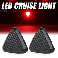 Feux stroboscopiques LED de style triangulaire 12V, feux de signalisation arrière pour voiture, troisième feu arrière, autres accessoires d'éclairage automobile