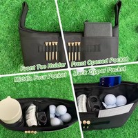 Chariot de golf suspendu personnalisé organisateur Caddy boisson bouteille porte-stylo pochette pour téléphone Golf Push Cart accessoires Golf suspendu Caddy sac