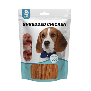 Snack Premium per Cani: Fette di Pollo Fresco 100% Naturale Essiccate all'Aria, Ricche di Proteine, 100g, con Confezione Personalizzata - Product Image 1