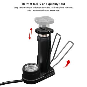 <span class=keywords><strong>Pompe</strong></span> à vélo Riderace avec manomètre Portable convient à la valve Presta & Schrader <span class=keywords><strong>pompe</strong></span> à pied de vélo en alliage d'aluminium pour le basket-ball - Product Image 4