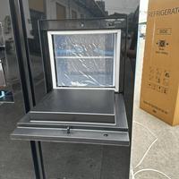 Réfrigérateur à double porte sans givre 613L à fréquence variable avec machine à glaçons, congélateur domestique pour cuisine