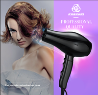 2500W Salon professionnel Sèche-cheveux Moteur à courant alternatif haute vitesse Diffuseur puissant et fonctions de séchage Utilisation domestique et hôtelière Meilleur prix