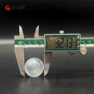 32mm of 3,2cm Transparante Speelgoedcapsule Bal Automaat Speelgoed Plastic Capsule Met Doorzichtige Boven- en Onderkant - Product Image 2