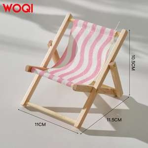 WOQI Multifunction <strong>Wood</strong> Desktop Stand Mini Desktop Foldable Beach Chair Phone Holder <strong>for</strong> <strong>Home</strong> <strong>Decoration</strong> - Product Image 2