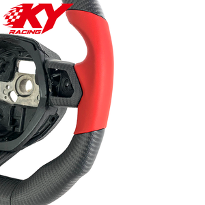 Volante personalizado de fibra de carbono mate para Lamborghini Huracan EVO STO Tecnica Urus LP610-4 LP580-2 Spyder Coupe 2014-2024 - Product Image 2