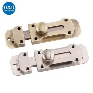 Zinc alloy heavy duty security barrel bolt for metal door