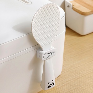 Soporte de pared para cucharas de arroz, organizador de utensilios de cocina para cucharón y cuchara, solución de almacenamiento práctica - Product Image 3