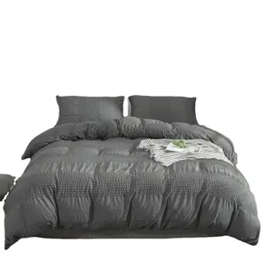 Luxury Hotel Home Soft Waffle Comforter Sets Bed sheets Bedding Sets seersucker comforter set