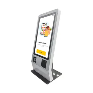 Kiosco de pago con pantalla táctil de 24 pulgadas, dispositivo digital de autoservicio sin soporte