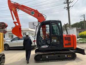 Mini-excavatrice Hitachi ZX70 modèle 2019, haute qualité, capacité de la benne de 0,3 m³, moteur japonais importé, pompe 7T, moteur Hitachi d'occasion - Product Image 6