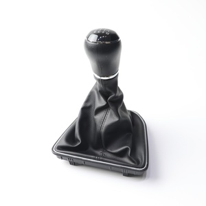 Palanca de Cambios Manual de Cuero PU Negro para Caddy 4 IV MK4 2015-2019 MT, 5/6 Velocidades - Product Image 4