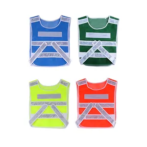 2021 In Stock Adult Hi Viz Safety Vest Reflective Vest Safety With Reflective Strips Outdoor Work Vests