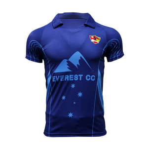Venta caliente impresión sublimada llano barato Polo al por mayor Cricket Jersey diseño personalizado Cricket Shirt - Product Image 4