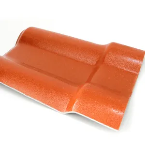 パーゴラチャイニーズグレーオレンジヨーロピアンヴィラASA合成樹脂屋根タイル