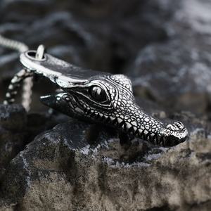 Colliers pendentifs personnalisés en acier inoxydable Yunnique, breloques hache viking, pendentif animal vintage, totem gothique punk, faune sauvage - Product Image 2