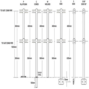 하이 퀄리티 아연 도금 볼 조인트 스텐션 제어 스텐션 난간 주차 장벽 강철 플랫폼 - Product Image 5
