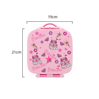Neue Lebensmittelechte Silikon-Lunchbox mit Cartoon-Design, Mikrowellengeeignet, Frischhaltefach, Versiegelte Aufbewahrung