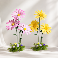 Lot de fleurs géantes autoportantes en mousse EVA pour allée de mariage, événements et vitrines - Vente en gros