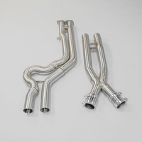 Collecteur d'échappement intermédiaire 70 mm à longueur égale pour moteur S58 3.0T X3M X4M 2019-2021, modèles F97/F98, en acier inoxydable 304, soudure dorée