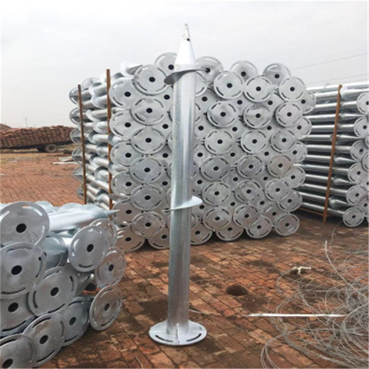 Спиральный винт, спиральный якорь, Горячеоцинкованный заземляющий винт для крепления солнечной системы