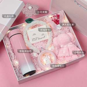 Wholesale Luxury Exquisite Women's Gift Set with Intelligent Water <b>Cup</b> Heating Pad Mug & Humidifier-Birthday & Holiday Gifts - Product Image 5