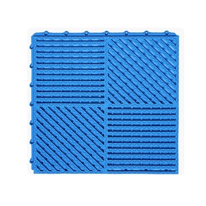 Pvc Drainage Interlocking Tiles with Suction Cups for Bathroom Pool Kitchen Locker Room - Product Image 1