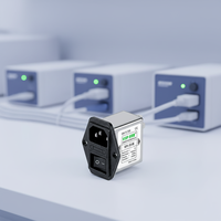 Filtre EMI à faible fuite VIIP 6A, 10A, type H, haute atténation, 150kHz-30MHz, certifié TUV CUL CQC CE ROHS, pour appareil électronique médical
