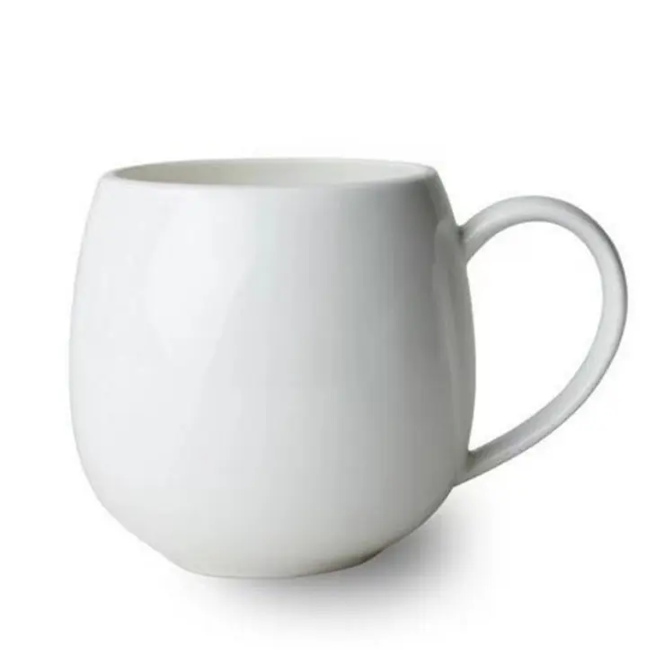 Ceramic Coffee Mug Tea Milk Cup ,White Colour,12 oz