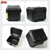 Boîte à bagages arrière pour moto de 45 L en PP, grande capacité, durable, populaire, pour le rangement du casque de moto