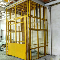 Plateforme élévatrice verticale hydraulique de type rail de guidage, élévateur de marchandises électrique pour applications d'entrepôt