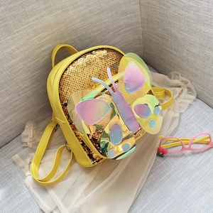 Sac à dos pour enfants, <span class=keywords><strong>cartable</strong></span> d'école à paillettes, avec motif papillon, de qualité, nouvelle collection 2020 - Product Image 6