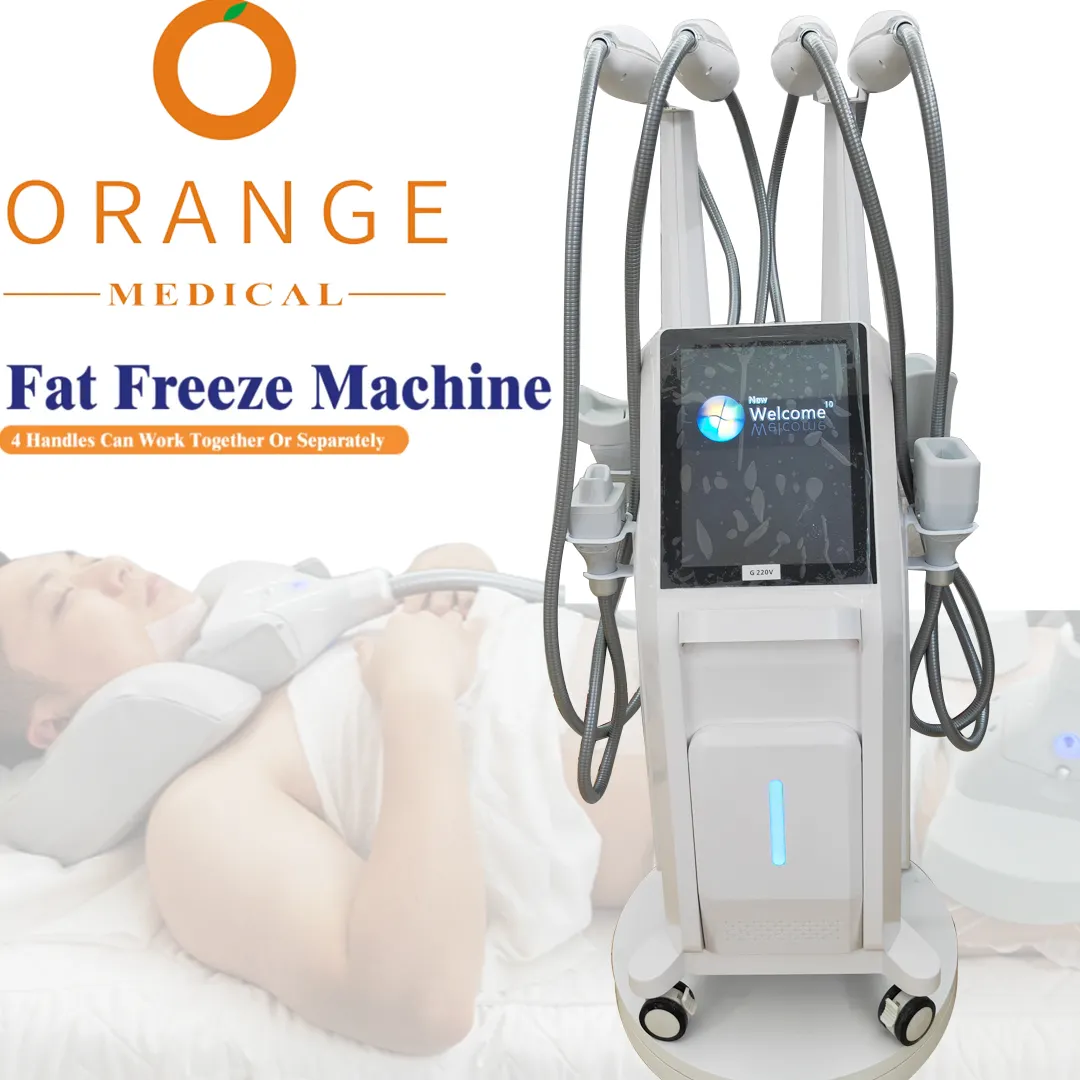 Einfrieren Fett reduktion vier Griff kalt abnehmen Körper 360 Kryo-Maschine Gefrier fette System