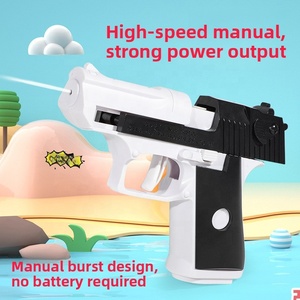 Pistol air mainan Desert Eagle ukuran kecil cocok untuk anak laki-laki sebagai mainan pistol untuk pertandingan pantai musim panas