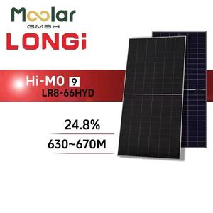 แผงโซลาร์เซลล์โมโนคริสตัลไลน์ประสิทธิภาพสูง LONGi รุ่น LR8-66HYD Hi Mo 9 - Product Image 1