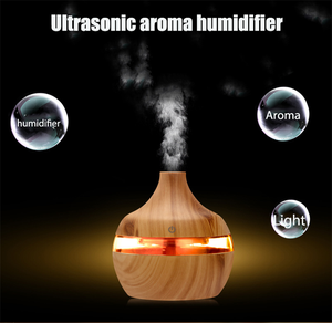 Electrodomésticos grano de madera color aceite Difusor Aroma humidificador coche difusor para oficina en casa yoga - Product Image 4