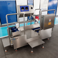 Système de nettoyage automatique sans contact, station d'hygiène pour l'industrie alimentaire