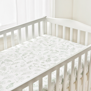 Sábana Ajustable Elástica Compacta Portátil para Bebé, 100% Algodón Orgánico, Ecológica, Hipoalergénica, para Colchón Estándar - Product Image 2