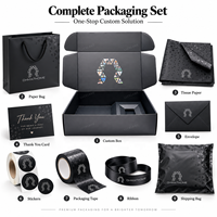 Boîtes d'emballage de luxe en carton noir mat imprimées UV, boîte d'expédition pliable en papier pour colis de livraison de cadeaux e-commerce