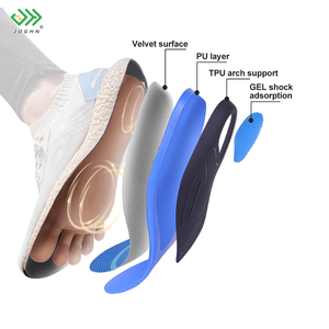 Semelles orthopédiques JOGHN à soutien moyen de la voûte plantaire, 3 cm, inserts pour chaussures, fasciite plantaire, gel PU, semelles orthopédiques - Product Image 6