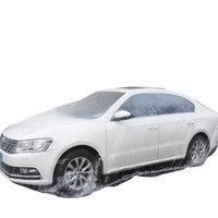 Vente en gros bâche de voiture automobile en plastique PEHD transparent imperméable à l'eau jetable pour voitures pièces et accessoires automobiles