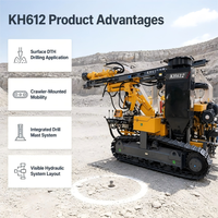 Foreuse hydraulique sur chenilles KH612 pour applications de forage en exploitation minière de surface et en carrière ouvert