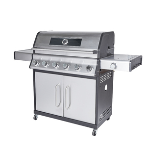 EU BBQ Grills Outdoor Stainless Steel BBQ 6 <b>Burners</b> Barbecue Grills With <b>Side</b> Gas Stove - Product Image 1