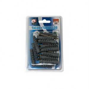 Tubi di espansione Tacos Y Tornillos 8+4x40 mm, 12 pezzi per fissaggio a parete - Product Image 2